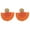 big orange, variant on Bohemia Beaded Fringe Statement Earrings with Long Dangling Tassel Raffia Earrings for Women(ER1183-Big Red)