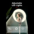 thumbnail image 2 of Portable Bluetooth Wireless Live Streaming Light Selfie Stick LED Photography Light with Detachable Remote Control for Selfies/TV/Live Streaming, 2 of 8