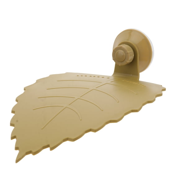 BRIGHTFUFU Plataforma de escalada de tanque de tortuga Soporte de escalada creativo Plataforma de forma de hoja de tortuga (talla L)