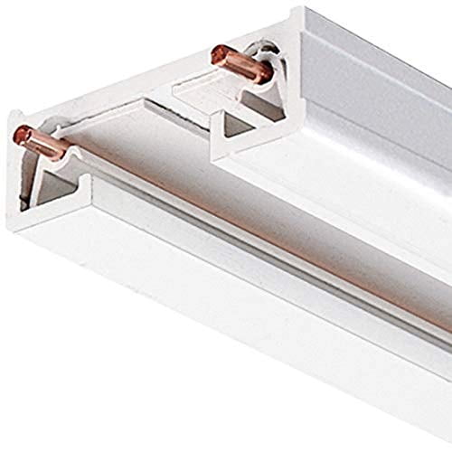 Juno 8FT WH R Series Trac-Lite Track Section, 8, White