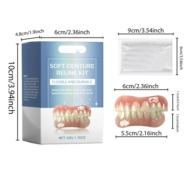 Instant Smile Comfort Fit Flex Teeth Upper and Lower Matching Set