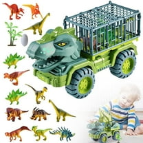 Dinosaur Toy for Kids 3-5 5-7, Dinosaur Truck Carrier Car, Monster Truck with Dinosaur Toys for Boys, Dino Transport Cars Playset Gift(Tyrannosaur) for Boys