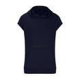 thumbnail image 3 of Chemises pour Hommes, Haut à Capuche Ajusté à Manches Courtes pour Hommes, Blouses à Manches Courtes à Col Rond, 3 of 5