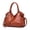 Dark Brown, variant on Womens Soft Top Handle Hobo Bag Large Capacity Satchel Travel Handbag Pu Shoulder Bags Handbag Fashion Work Purse
