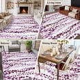 thumbnail image 5 of 8'x10' Area Rugs, Purple Weeping Eucalyptus Indoor Outdoor Area Rug for Living Room Bedroom, Spring Summer Farmhouse Leaves Washable Bathroom Rugs Kitchen Floor Carpet Mats Home Decor Aesthetic, 5 of 8