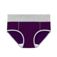 thumbnail image 7 of 10 Pack Womens High Waisted Cotton Underwear Full Coverage Ladies Panties Soft Breathable Stretch Color Block Briefs, 7 of 7