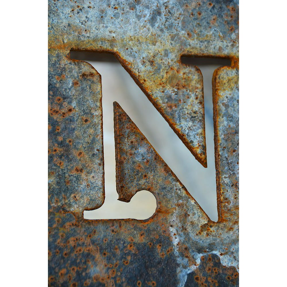Peel-n-Stick Poster of Alphabet Abc Shape Letter N Collection Letter N ...