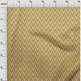 thumbnail image 2 of oneOone Cotton Poplin Fabric Chevron Ikat Print Fabric By Yard 56 Inch Wide, 2 of 4