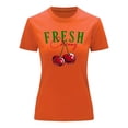 thumbnail image 3 of Playera Blusa De Cerezas Fresh Cherry Ropa Para Mujer Ropa Para Dama Color Anaranjado Talla Chica Marca Emil SaEs, 3 of 4