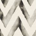 thumbnail image 4 of Safavieh Dip Dye Collection DDY715D Handmade Chevron Stripe Watercolor Ivory and Charcoal Wool Area Rug (3' x 5'), 4 of 5