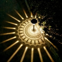 Harpi Pathway Lights Solar Powered Solar Light and Shadow Lights, Garden Lights, Garden Villa Balcony Decoration Atmosphere Lights, Garden Courtyard Layout Inserted Lights