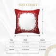 thumbnail image 4 of Bingfone Decorative Pillow Covers 18"X18" Winter Christmas Snowflake Couch Pillow Cases Modern Farmhouse Covers For Couch Sofa Bed, 4 of 9