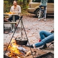 thumbnail image 5 of Lodge Campfire Cooking Tripod, Adjustable Chain, 43.5 Inches, Steel Campfire Cooking Tripod for Suspending Dutch Ovens & Pots or Cookware Over an Open Flame, 5 of 6