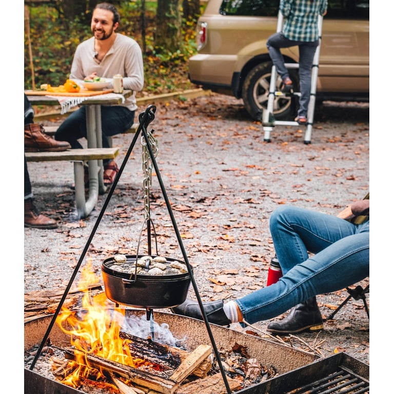 送料込み　LODGE 43.5 INCH CAMP TRIPOD Lodge Cast Iron 43.5