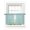 Blue, variant on Turquoise Textured Tier Curtains 24 Inch Length,Sheer Curtains for Bedroom Living Room Window Farmhouse Country Woven Striped Rod Pocket Drapes Kitchen Curtains Small Half Window 27.5"x24" 2 Panels