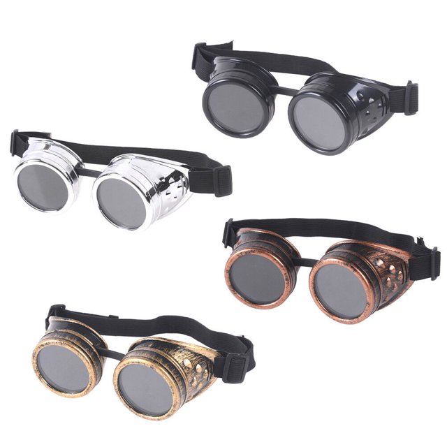 Gafas de soldador estilo gótico steampunk de heavy metal Gafas protectoras para trabajos de soldadura