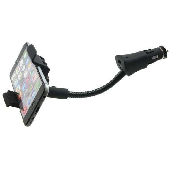 Charger Car Mount for Samsung Galaxy Z Fold4 Phone - Holder DC Socket USB Port Cradle Rotating V1Z Compatible With Galaxy Z Fold4 Model