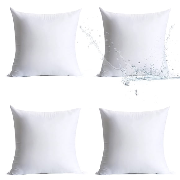 Insertos de almohada para calibrar la temporización, 18 x 18 cm, para exteriores, paquete de 4