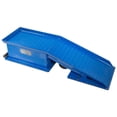 thumbnail image 3 of 1 Pair 20 Ton Heavy Duty Truck Service Ramp - Steel Truck Lift Ramp with Diamond Tread, Non-Skid Rubber Base, Retractable Handle & Caster Wheels for Repairs, Maintenance & Oil Changes, 3 of 18