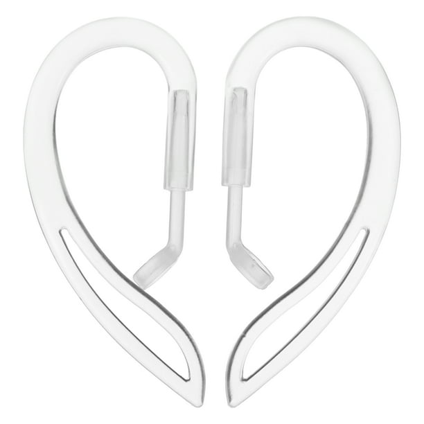 2 piezas Auriculares inalámbricos rotativos de oídos accesorios de gancho de oído de silicona suave ajustable para uso diario