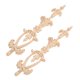 thumbnail image 2 of 2pcs Long Wood Carved Wardrobe Applique for Furniture Wall Home Decoration, 2 of 2
