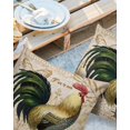 thumbnail image 2 of Pack of 2 Outdoor Pillow Covers, Farm Style Animal Cock and Butterfly Waterproof Square Throw Pillowcase Cushion Decorative Pillow Covers for Couch Patio Tent, 18x18 in, 2 of 6