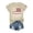 Beige, variant on Womens 250 Years 2026 We The People Print Short Sleeve Crew Neck T Shirt Casual Loose Fit Top Tee Beige L