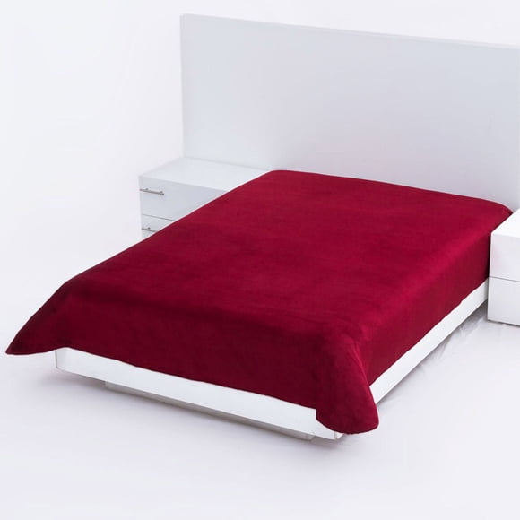 Cobertor Ultrasuave Ligero Colchas Concord Vino Matrimonial