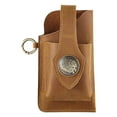 thumbnail image 1 of Étui Multifonction en Cuir Portable avec Clip Ceinture pour Course Gym Exercice, Marron, 1 of 7