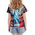 thumbnail image 4 of Fengactive Kids Girls Boys 4th of July Independence Day Short Sleeve T Shirt Size 3T-14T Cute Print Casual Top, 4 of 6