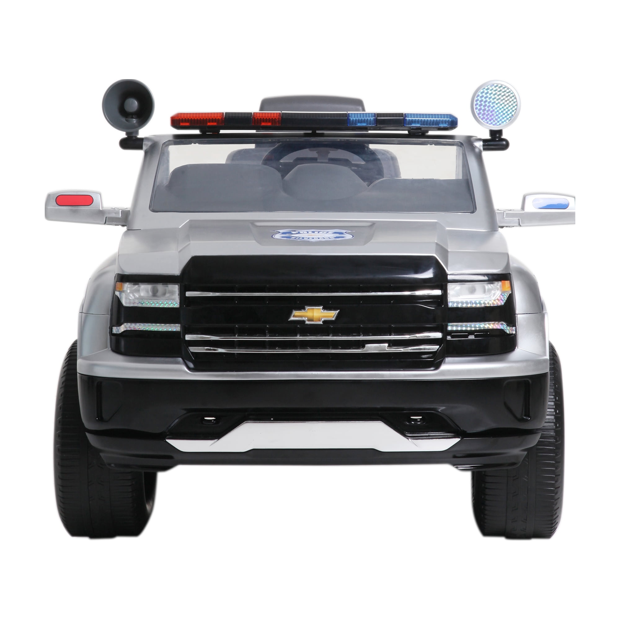 Rollplay 6 Volt Chevy Silverado Police Truck Ride On Toy Battery
