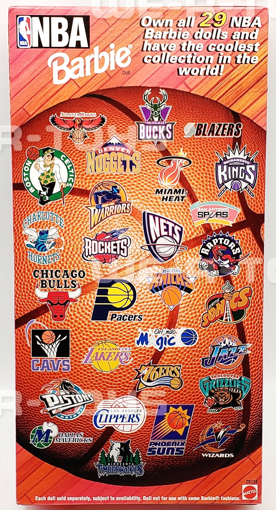 Barbie NBA New York Knicks Doll 1998 Mattel No. 20715 NRFB