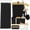 Black, variant on PHANCIR Bathroom Accessories Set-22 PCS Bathroom Set with Shower Curtain and Hooks, Toilet Brush, Trash Can & Soap Dish, Black