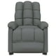 thumbnail image 5 of Sillón Reclinable Casafoyer de Tela Gris Oscuro con Respaldo Ajustable, 5 of 5