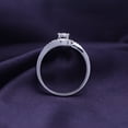 thumbnail image 5 of AFFY Swirl Bypass Ring for Women, 0.20CT Round Natural Diamond 14K White Gold over Silver-5, 5 of 5