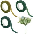 thumbnail image 1 of 3 rollos de cinta floral verde de 90 yardas x 0,47 pulgadas, 3 colores, cinta adhesiva decorativa para floristería, envoltura para tallos de flores, arreglos florales para bodas, 1 of 6