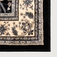 thumbnail image 4 of Unique Loom Kashan Traditional Floral Area Rug, 4 x 6 Feet, Black/Gray, 4 of 4