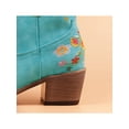 thumbnail image 7 of Audeban Womens Cowboy Boots Embroidery Cowgirl Western Low Block Mid Calf Riding Boots, 7 of 7