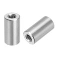 thumbnail image 1 of Uxcell 10Pack Round Connector Nuts, M5x12x8mm Coupling Nut Sleeve Rod Bar Stud Nut, 1 of 6