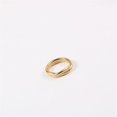 thumbnail image 4 of Anillo de oro K retro sencillo con diseño de diseñador europeo y americano para mujer, anillo de viento frío, 4 of 5