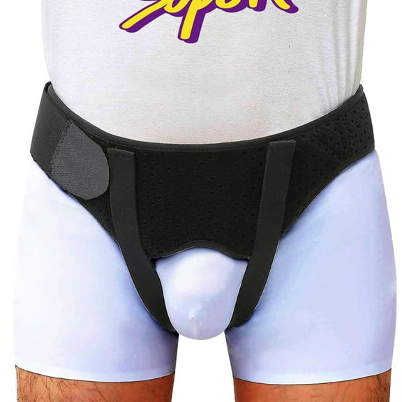 Hernia Belt for men inguinal,Hernia Belts for Single/double Inguinal hernia or sports hernia,Hernia Belts with 2 Removable Compression Pads Adjustable Waist Strap Hernia Belt (Medium)