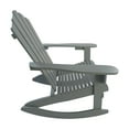 thumbnail image 5 of Patio Furniture Reclining Wooden Outdoor Rocking Adirondack chair,walnut,Outdoor Sofa, 5 of 8