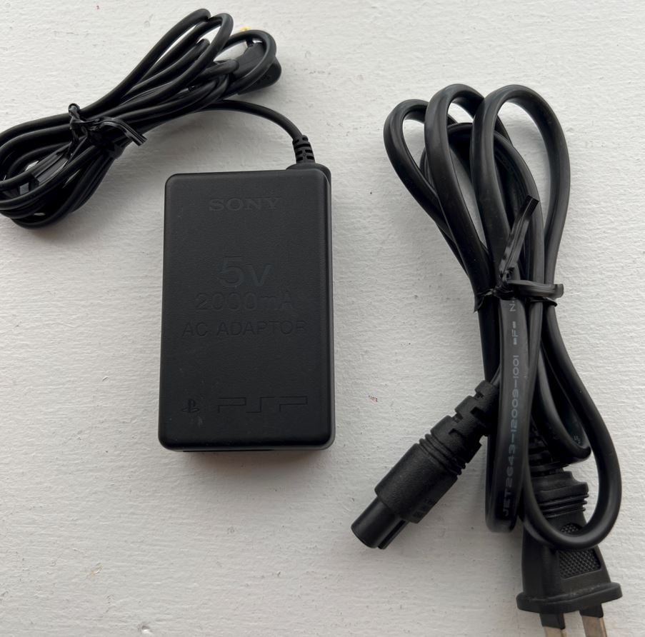 Authentic Original Sony PSP Charger and Power Cord 100 OEM
