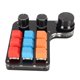 thumbnail image 3 of 9-Key Programmable Keyboard 3 Keys One-Handed USB Mini Macro Mechanical Gaming Keyboard for Office, 3 of 5