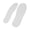 White, variant on Premium Leather Shoes Anti Skid Wear Resistant Replacement Shoes Sole Raised Grain Soft Rubber Bottom Sole Repairing Accessory Tools Black 1 Pair 12.99 Inches