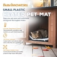 thumbnail image 2 of Farm Innovators HM-60S Small Plastic Heated Pet Mat with Fleece Cover, 60 Watt, 2 of 7