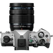 OM System OM-5 Silver Micro Four Thirds System Camera M.Zuiko Digital ED 12-45mm F4.0 PRO kit Outdoor Camera Weather Sealed Design 5-Axis Image Stabilization 50MP Handheld High Res Shot