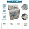thumbnail image 7 of Table Runner Vintage Blue Purple Flowers Leaf Table Decoration for Kitchen Dinning Retro Floral Leaf Table Decoration for Indoor Outdoor Party Wedding Decor 13x72 Inch, 7 of 7