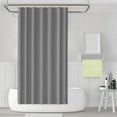 thumbnail image 4 of waterproof  Vinyl Bathroom Shower Curtain Liner W/Magnets, 4 of 9