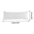 thumbnail image 4 of PiccoCasa Body Pillowcase Soft 1800 Series Microfiber Long Pillow Cover, Queen Snow White, 4 of 8